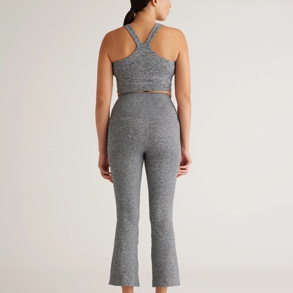 Quince Heather Grey Ultra-Soft Cropped Bootcut Pants - Picture 5 of 5